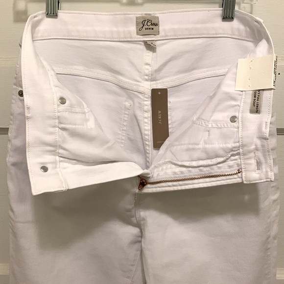 J. Crew Women’s White Curvy Jeans 30 Tall - Picture 3 of 6